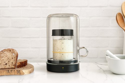 This Sourdough Starter Incubator uses a temperature-controlled chamber to keep your starter active