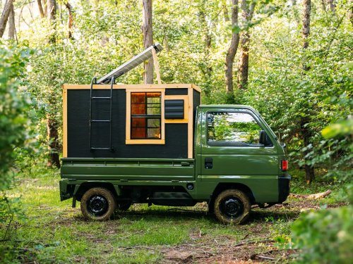 World’s Smallest Mobile Tiny House Is An Ultra-Compact Micro-Camper That Packs A Bed, Shower & Toilet