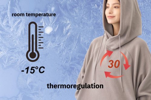 This full-body hoodie made from thermoregulating graphene fibers can naturally keep you warm in winters