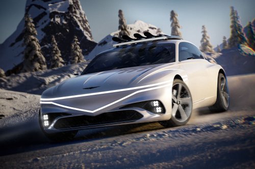 Genesis X Snow Speedium concept is a winter ready luxury electric coupe