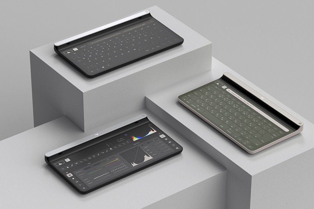 The Logitech Ultra concept transforms from a keyboard to a sketchpad for the ultimate multitasking experience!