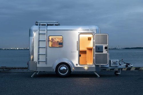 Tiny Japanese All-Aluminum Camper Trailer + More Automotives For Your Off-Grid Camping Escapades