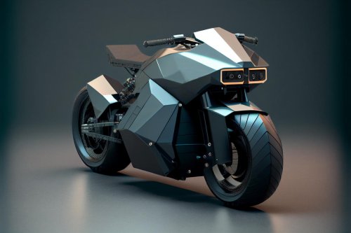 This Tesla Cyberbike concept was designed entirely by Artificial Intelligence