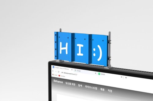 Upload a status in real life with the new comical work fence for your desk setup