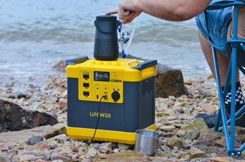This portable power station is perfect for camping, tailgating, and even for working outdoors