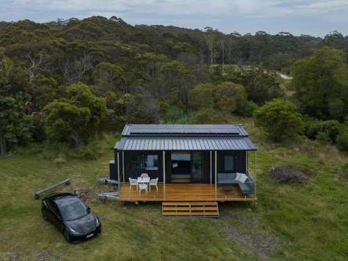 This 30-Foot Solar-Powered Tiny Retreat Is Perfect For Families Who Want An Off-Grid Lifestyle