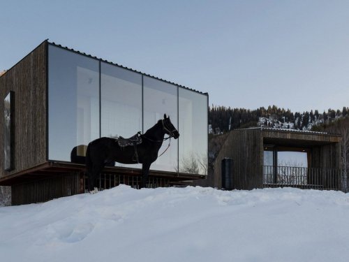 Eco-Conscious Holiday Cabins Showcase Reclaimed Wood & Panoramic Vistas In Kazakhstan