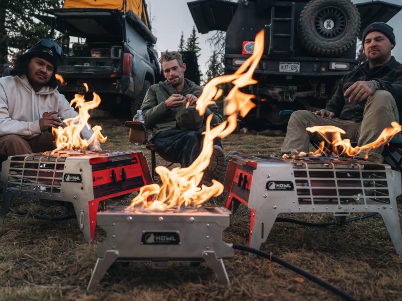 This ultra-compact fire pit with a huge flame is great for overlanding and camping enthusiasts