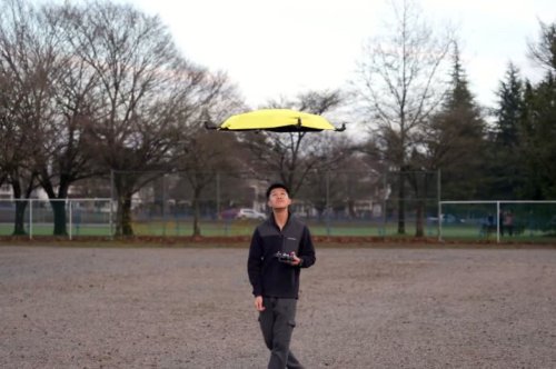 The Future Is Here! Introducing Flying Umbrellas To Take Convenience To The Next Level