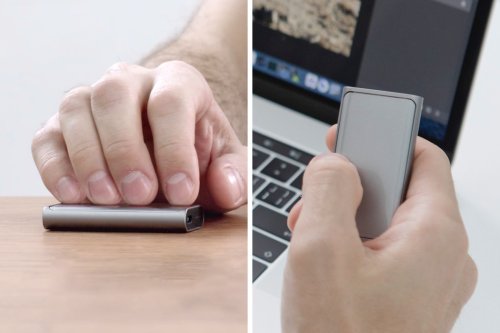This tiny gadget combines Apple’s magic mouse and a laser pointer to be the ultimate work accessory!