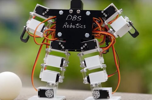 World’s smallest humanoid robot is more than a toy – it walks, dances and even kicks a ball