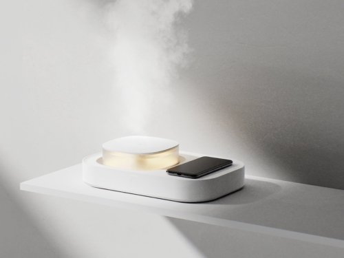 Humidifier and wireless charger concept brings gentle approach to digital detox