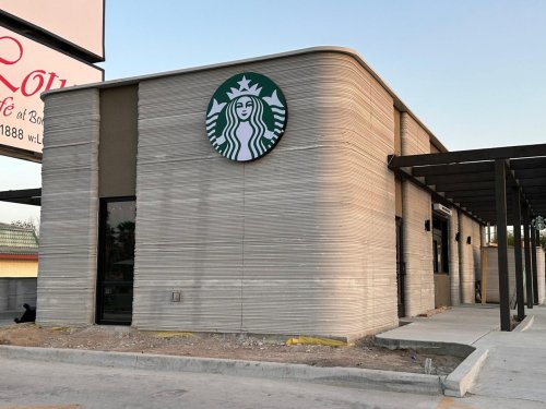 This 3D-Printed Starbucks Cafe in Texas Is Just Like Its Coffee – Industrial And Rapidly Manufactured