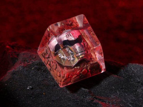 These DOOM keycaps are the most metal thing your keyboard can wear