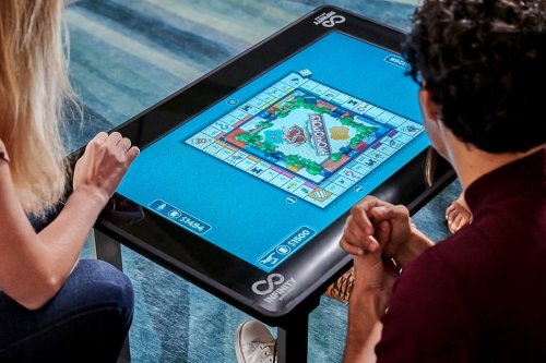 This dynamic display-table lets you play all your favorite board games on a virtual screen!