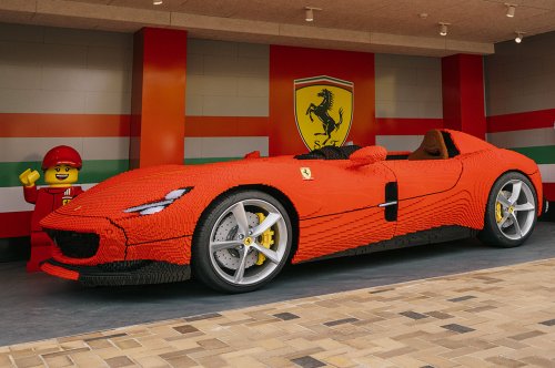 Life-sized LEGO Ferrari Monza SP1 is inspiration enough for budding automotive fans
