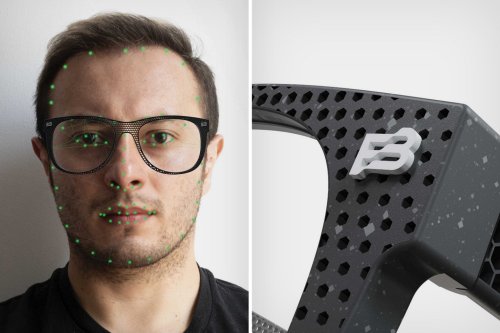 3D-printed spectacle frames come with a hollow honeycomb design that’s made to fit your face