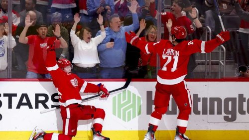 Red Wings keep hope alive with OT win