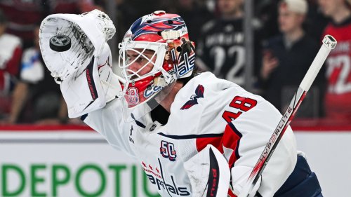 Watch: Capitals goalie Logan Thompson makes save of the Stanley Cup playoffs