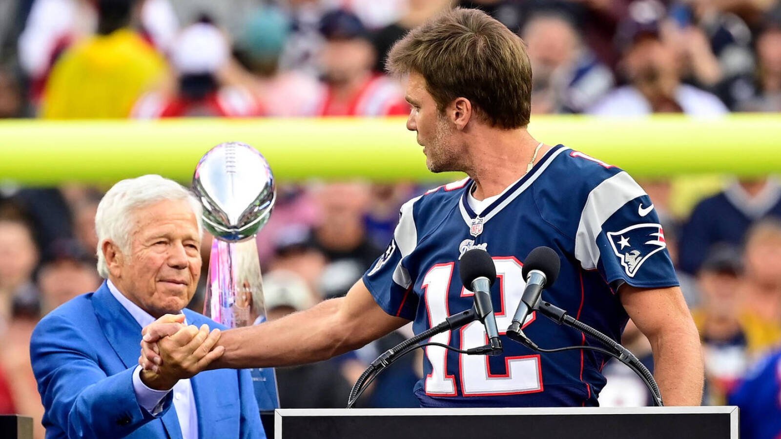 Patriots waive waiting period, will induct Tom Brady into team Hall of Fame  on 6/12/24