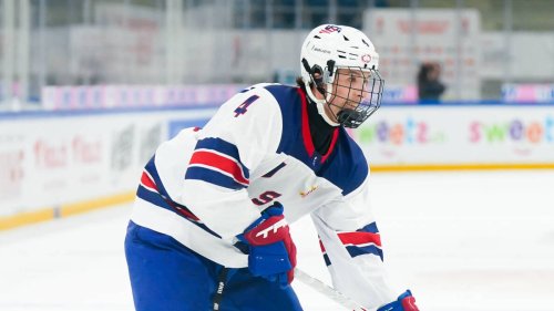 The son of a longtime NHLer broke Auston Matthews’ single-season junior scoring record