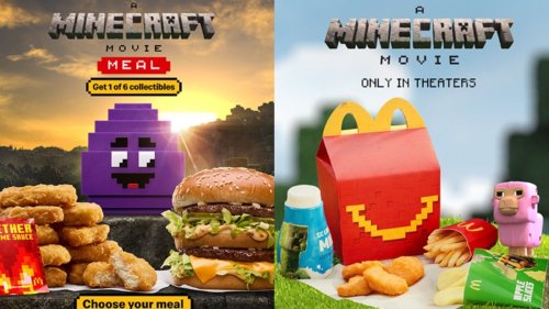 Get A MINECRAFT MOVIE-Themed Grimace During McDonald’s Collab