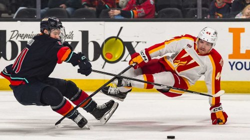 Brady Martin is the right-shot centre the Flames desperately need