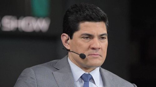 Watch: Former Patriots LB Tedy Bruschi gets trucked by his son