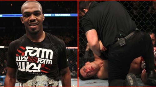 Jon Jones left UFC legend unconscious on the canvas after the ‘coldest submission’ of all time