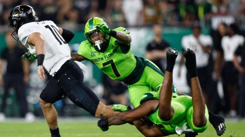 No. 22 UCF survives USF after blowing 24-point lead