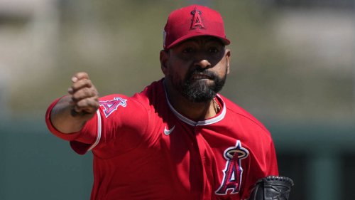 Angels designate RHP Cesar Valdez, outright OF Aaron Whitefield