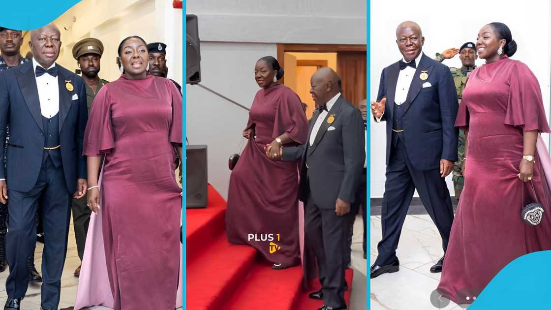 Otumfuo attends fundraising gala dinner with his wife Lady Julia after return to Ghana