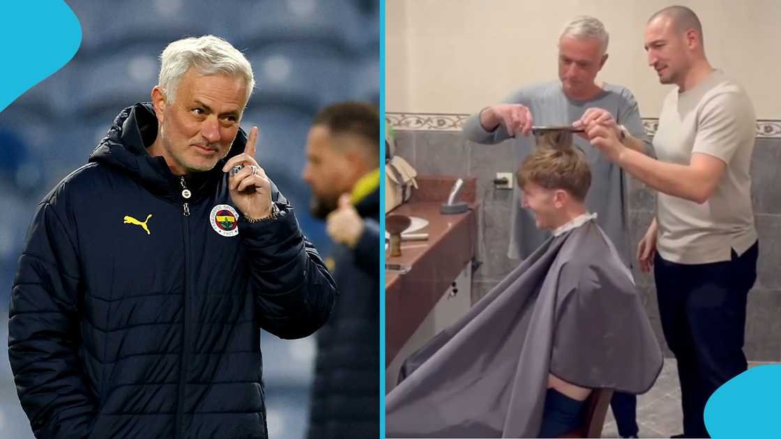 MUST WATCH: Jose Mourinho Surprises Fans with Unexpected Side Gig at Barber Shop