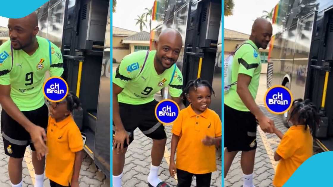 Ghanaian actor Don Little finally meets favourite player Jordan Ayew