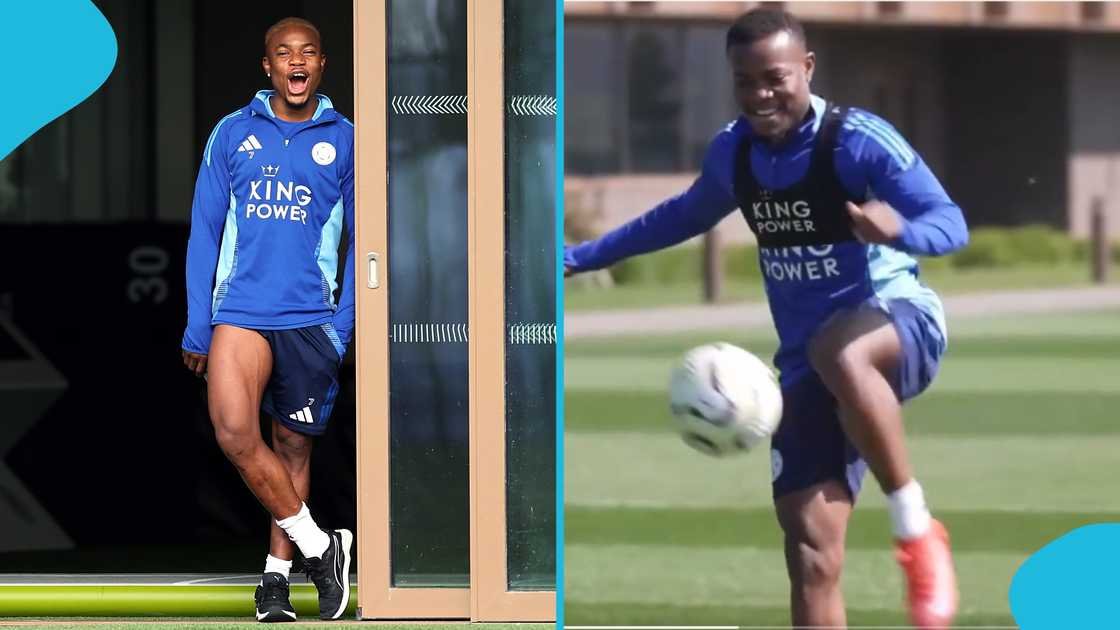 Fatawu Issahaku back training on grass for the first time since his ACL injury