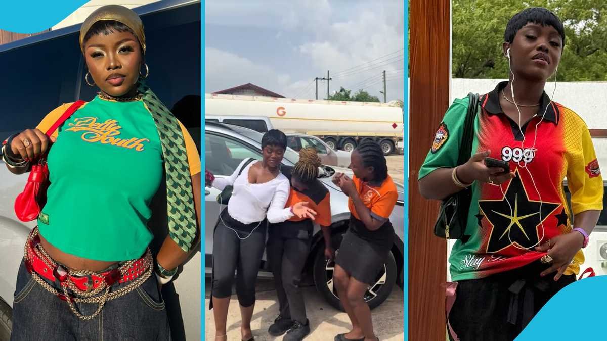 "She's so humble": GH reacts as Gyakie vibes with pump attendants