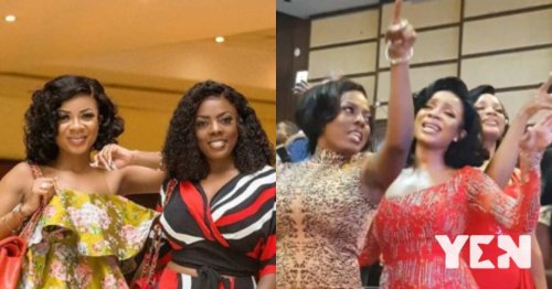 Nana Aba Anamoah and Serwaa Amihere flaunt their curves; dance in video