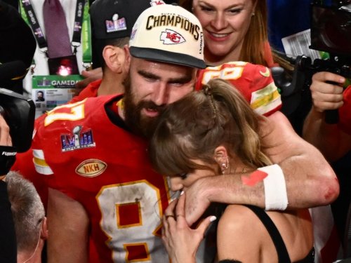Travis Kelce's First Words to Taylor Swift After Winning the Super Bowl Have Us Swooning