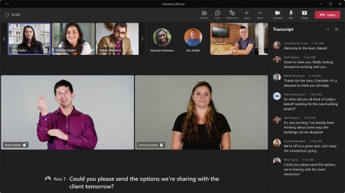Microsoft Teams makes it easier to host meetings using sign language