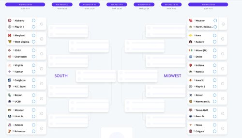March Madness 2023 NCAA Tournament Printable Brackets Dates Times 