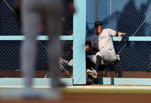 Aaron Judge breaks through Dodger Stadium gate for catch of the year candidate