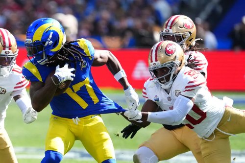 Sleepy Rams look little like Super Bowl favorite as they get blasted by 49ers in Australia