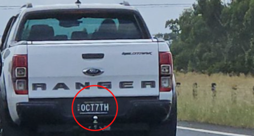 Owner of 'offensive' number plates makes shocking new claim