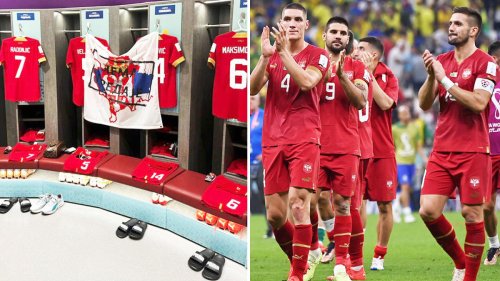 World Cup hit by 'disgraceful' scandal over dressing room photo