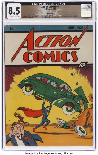 Rare copy of comic featuring Superman's first appearance sells for $6 million at auction
