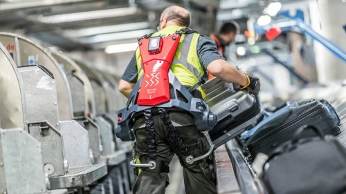 German Bionic's connected exoskeleton helps workers lift smarter