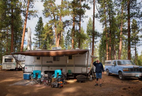 'We're just houseless': High rents in Oregon towns fuel some to seek refuge on public lands