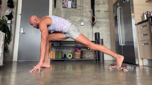 Slide Into Strength With This Sequence (All You Need Is a Blanket)