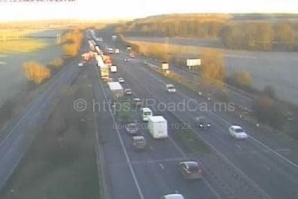 Live updates as two collisions on the M1 and A1(M) cause major delays for commuters
