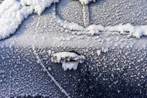 how to open your car door if it's frozen shut